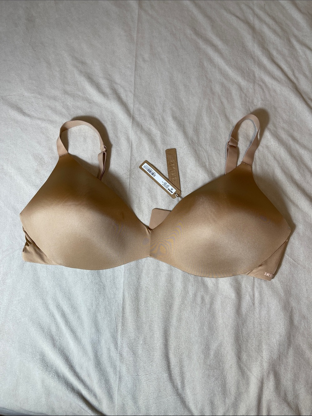 SKIMS Wireless Form Push-Up Bra Ochre NWT 40DD